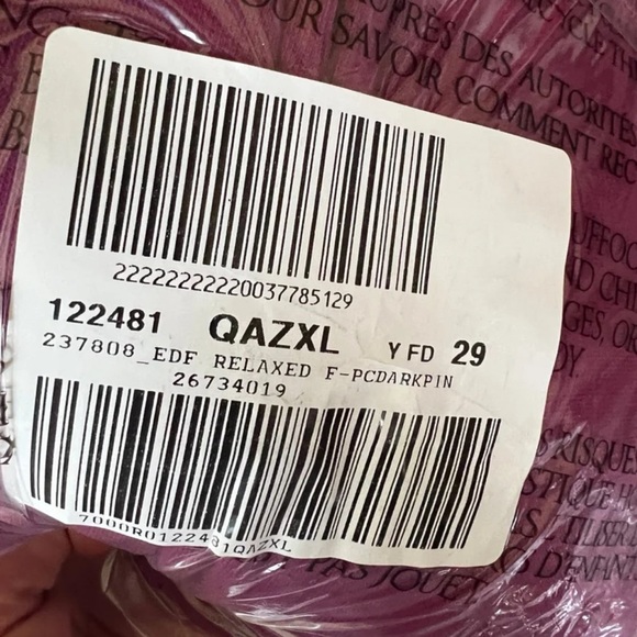 Vs pink ivy fleece relaxed sweatpants ivy fleece full zip hoodie Sz xl magenta - Picture 10 of 10